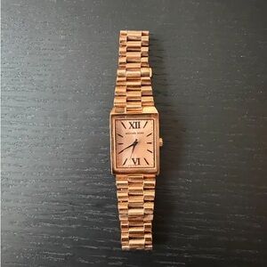 Michael Kors Rose Gold Square Face Watch